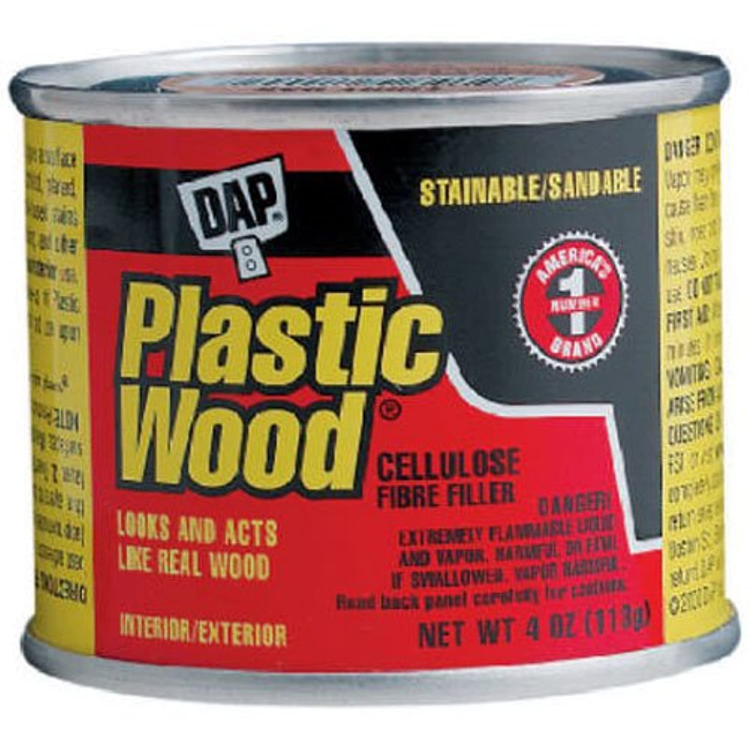 DAP 21400 Plastic Wood Solvent Raw Building Material for Home Renovation Projects, 4 oz, Light Oak
| DAP 21400 Plastic