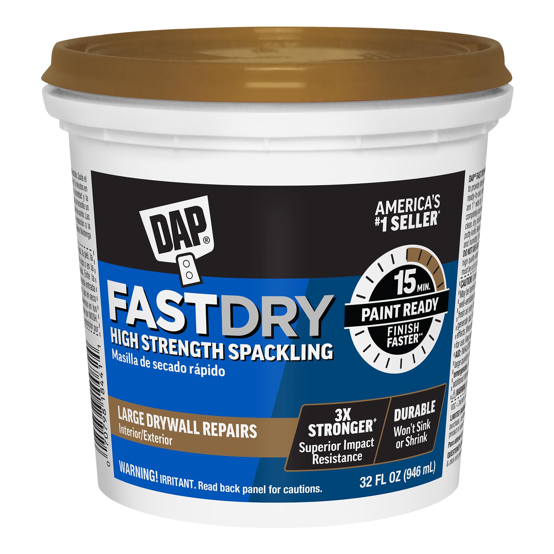 DAP Products 18441 Fast Dry Premium Spackling - Homeowners - Home Repairs
| DAP Products 18441 Fast Dry Premium Spackli